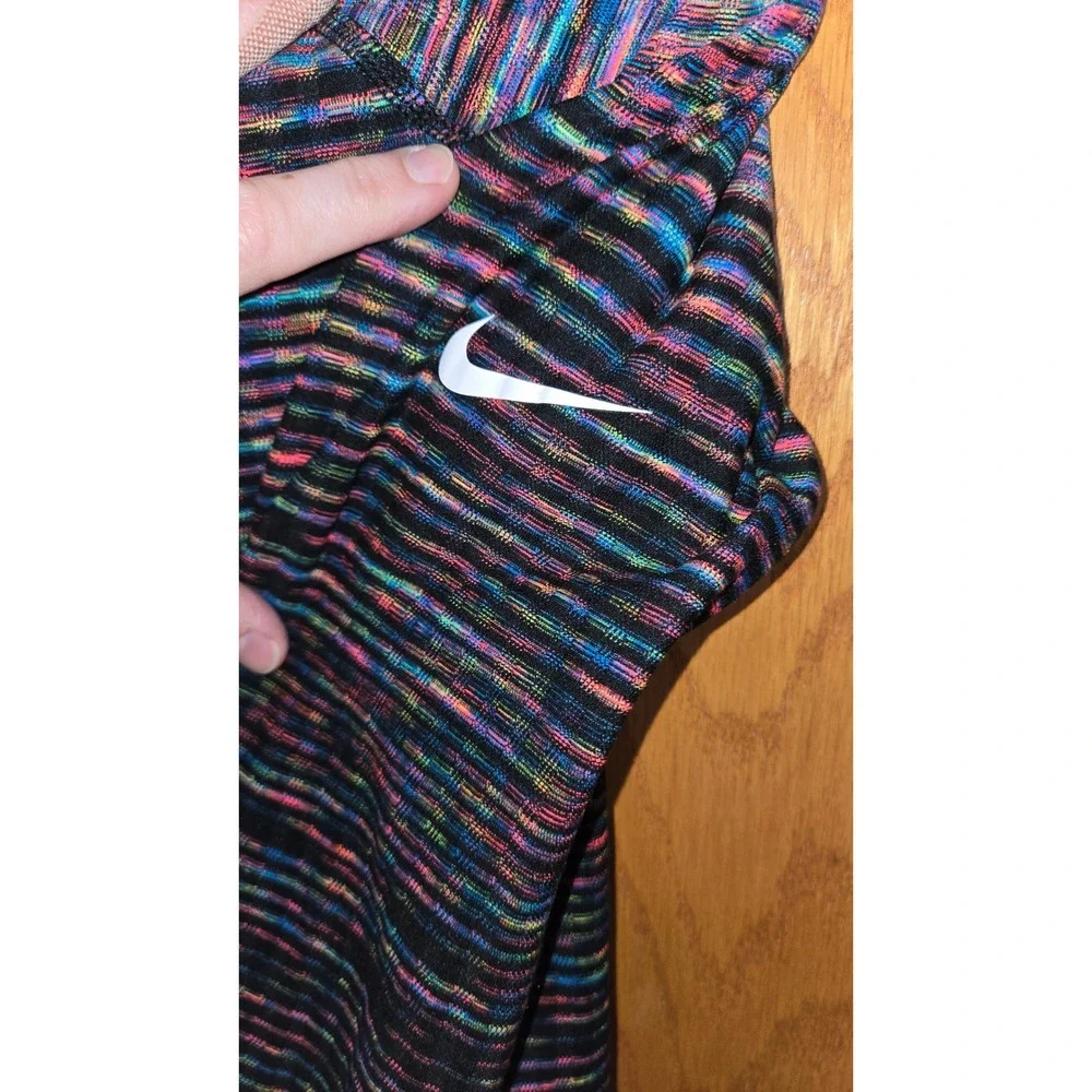 Nike Pro Hyperwarm Womens Medium Mock Neck Space Dye Long Sleeve Training Top